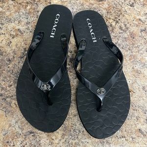 Coach flip flops